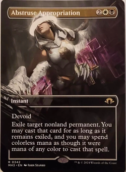 Abstruse Appropriation 0342 Extended Magic: The Gathering RARE MyG Card - Image 1