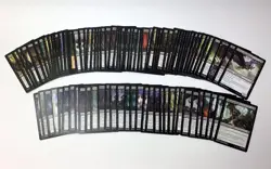 (90) MTG Black Card Bulk Lot Magic: The Gathering No Lands Modern - Image 1