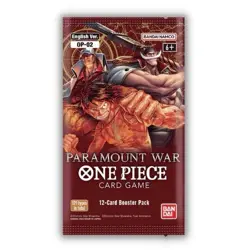 1x OP-02 Paramount War One Piece Card Game - Booster Pack English - Image 1