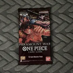 1x OP-02 Paramount War One Piece Card Game - Booster Pack English - Image 2