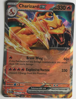 Charizard ex 006/165 Scarlet & Violet 151 Holo TCG Pokemon Card - Image 1