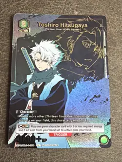 Union Arena Toshiro Hitsugaya (GOLD) Foil Alternate Art Promo Card Bleach - Image 1