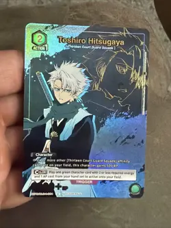 Union Arena Toshiro Hitsugaya (GOLD) Foil Alternate Art Promo Card Bleach - Image 2