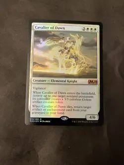 Cavalier of Dawn foil • Magic the Gathering Card • MTG • - Image 1