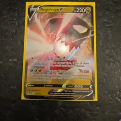 Regidrago V - 135/195 - Pokemon Silver Tempest Sword & Shield Ultra Rare Card NM - Image 2