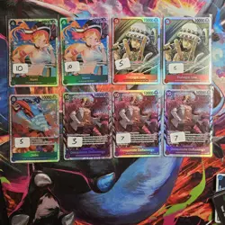 One Piece TCG 9 Card SR Lot - Image 1