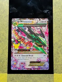 082 - Original Owner M Rayquaza EX 76/108 Celebrations 25th Pokemon Card - Image 1