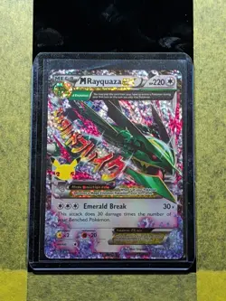 082 - Original Owner M Rayquaza EX 76/108 Celebrations 25th Pokemon Card - Image 3