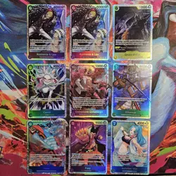 One Piece TCG 9 Card SR Lot - Image 1