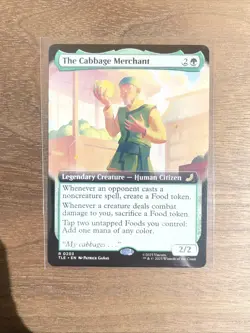 The Cabbage Merchant Extended Art Non-Foil TLE Magic The Gathering #203 - Image 1
