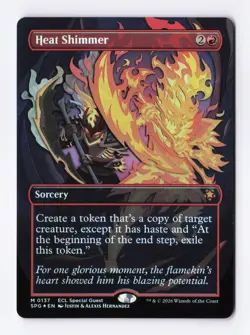 Heat Shimmer (Borderless Foil) 0137 (M) MTG Lorwyn Eclipsed Special Guests (SPG) - Image 1