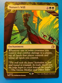 MTG 1x Nature's Will 57 Wilds of Eldraine Enchanting Tales Magic Gathering x1 NM - Image 1