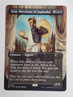 Gray Merchant of Asphodel NON-FOIL - Secret Lair Encyclopedia of Magic MTG - Image 1