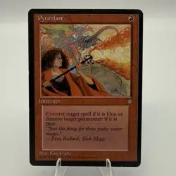 Magic The Gathering Ice Age Pyroblast Regular MP - Image 1