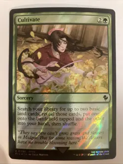 MTG: Cultivate (Surge Foil) Commander: Final Fantasy Surge Foil 0300 NM - Image 1