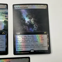 MTG Set Of 5 Fetch Lands *Foil* Extended Art Modern Horizons 3 MT/NM Free Ship - Image 4