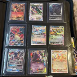 Pokemon Collection Old And New Great Condition Cards Two Binders Screen Savers - Image 1