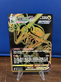Pokemon Rayquaza VMAX Secret Rare Full Art Holo TG29/TG30 Silver Tempest - Image 1