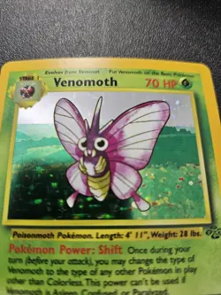 Pokemon Jungle Venomoth Holo Rare 13/64 NEAR MINT - Image 2