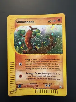 2003 Pokemon Aquapolis H24 Sudowoodo-holo - Image 1