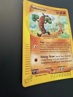 2003 Pokemon Aquapolis H24 Sudowoodo-holo - Image 2