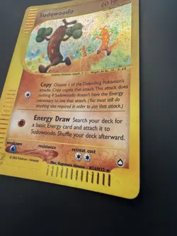 2003 Pokemon Aquapolis H24 Sudowoodo-holo - Image 3