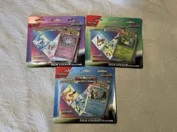 Pokemon TCG Prismatic Evolutions Tech Sticker Collection Blister Set of 3 Sealed - Image 1