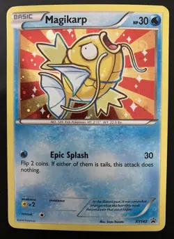 Pokemon TCG Shiny Magikarp XY143 Holo Black Star Promo - Image 1