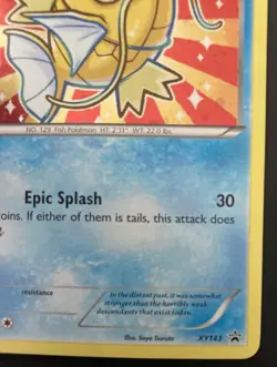 Pokemon TCG Shiny Magikarp XY143 Holo Black Star Promo - Image 4