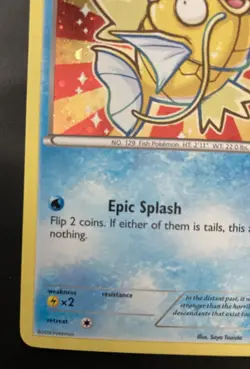 Pokemon TCG Shiny Magikarp XY143 Holo Black Star Promo - Image 5