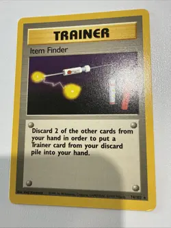 Pokemon TCG Item Finder Base Set 74/102 Regular Unlimited Rare - Image 1