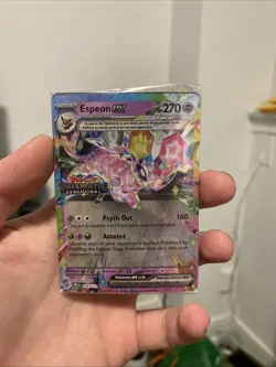 Espeon ex 034/131 Stamped Promo Prismatic Evolutions Surprise Box Pokemon SEALED - Image 1