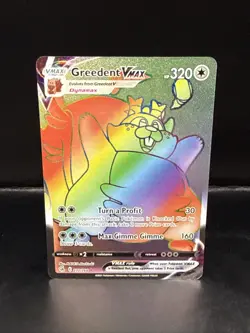 Pokemon Greedent VMAX 272/264 - Sword & Shield Fusion Strike - Pokemon TCG - Image 1