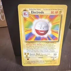 Pokemon Electrode 21/102 Base Set Regular Rare 1999 Stage 1 80HP Electric - Image 1