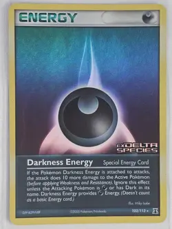 Darkness Energy 103/113 Reverse Holo Rare Ex Delta Species Pokemon 7527 - NM - Image 1