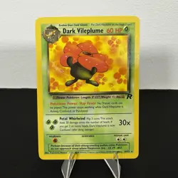 Pokemon Dark Vileplume TCG 30/82 Non-Holo Rare Team Rocket - Image 1