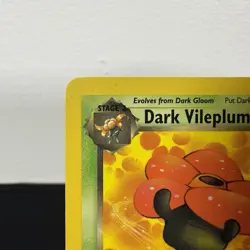 Pokemon Dark Vileplume TCG 30/82 Non-Holo Rare Team Rocket - Image 2