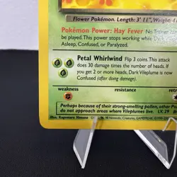 Pokemon Dark Vileplume TCG 30/82 Non-Holo Rare Team Rocket - Image 5