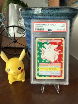 1997 Pokemon Topsun Clefable #36 Japanese Blue Back PSA 9 - Image 1