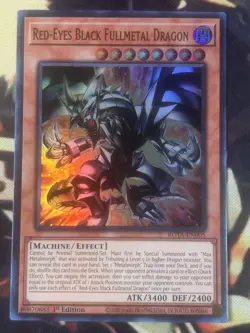 Yugioh: Red-Eyes Black Fullmetal Dragon - ROTA-EN005 Ultra Rare 1st Edition NM - Image 1