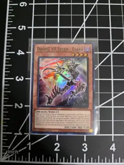 DoomZ VII Seven - Elara DOOD-EN010 Doom Of Dimensions Yu-Gi-Oh *FREE SHIPPING* - Image 1
