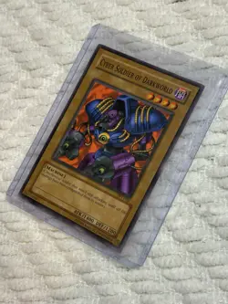 Yugioh Cyber Soldier of Dark World - TP1-028 Tournament Common EXC See Photos - Image 1