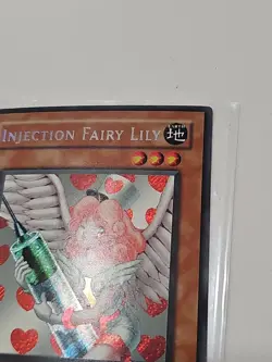 Yugioh Injection Fairy Lily LOD-100 Secret Rare LP - Image 3