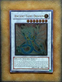 Yugioh Ancient Fairy Dragon ANPR-EN040 Ultimate Rare Euro Print LP - Image 1