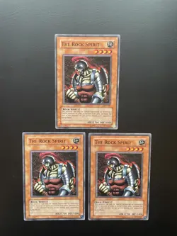 Yugioh The Rock Spirit LON-069 Common Unlimited Edition MP/HP X3 - Image 1