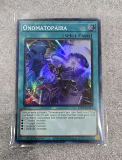 X3 Onomatopaira RA04-EN089 Super Rare 1st Edition NM Yugioh - Image 1