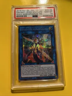 YuGiOh GALAXY-EYES SOLFLARE DRAGON #MP19-EN188🔥PSA 10🔥1st ED-2019 SECRET RARE - Image 4