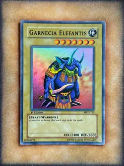 Yugioh Garnecia Elefantis MRD-125 Super Rare 1st Ed LP - Image 1
