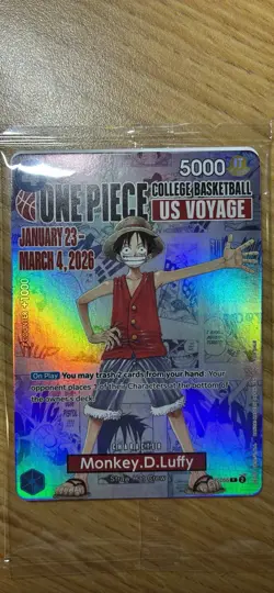 NEW Limited Edition One Piece Collectible Trading Card - Image 1