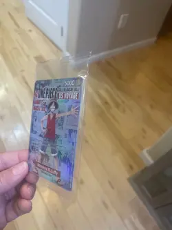 🔥🏀One Piece Monkey.D.Luffy US College Basketball Promo Card PRESALE🏀 - Image 2